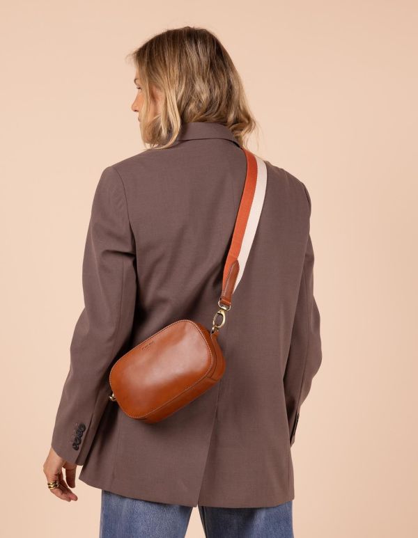 O My Bag Maya Cognac Classic Leather  (OMB-E188BV) - Schoenen Caramel (Sint-Job-in-’t-Goor)