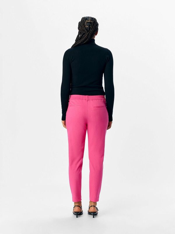 Object Lisa Slim Pant Raspberry Sorbet Melange  (23029728-raspberry sorbet) - Schoenen Caramel (Sint-Job-in-’t-Goor)