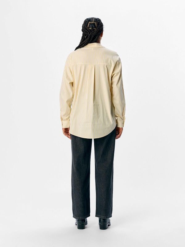 Object Tutta LO L/S Shirt White Daffodil  (23044666-white daffodil) - Schoenen Caramel (Sint-Job-in-’t-Goor)