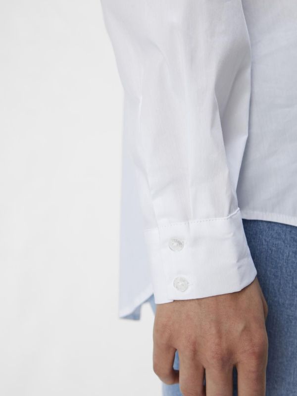 Object Tutta LO L/S Shirt White  (23044666-white ) - Schoenen Caramel (Sint-Job-in-’t-Goor)
