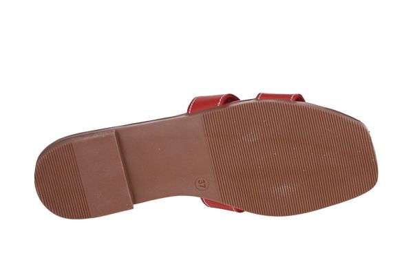 Oh My Sandals Slipper Rood  (5566-ROJO) - Schoenen Caramel (Sint-Job-in-’t-Goor)