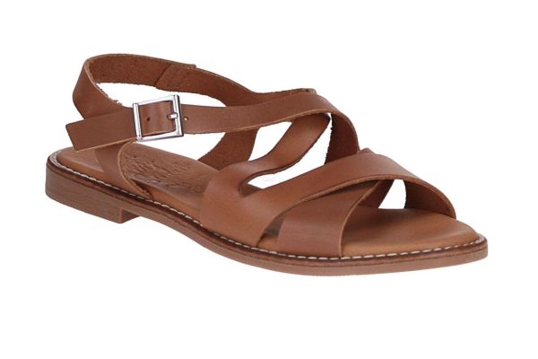 Oh My Sandals Cognac Sandaal  (5572-ROBLE) - Schoenen Caramel (Sint-Job-in-’t-Goor)