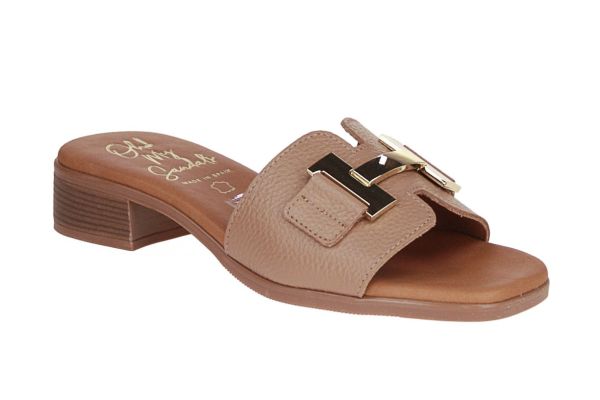 Oh My Sandals Slipper Taupe  (5605-TAUPE) - Schoenen Caramel (Sint-Job-in-’t-Goor)