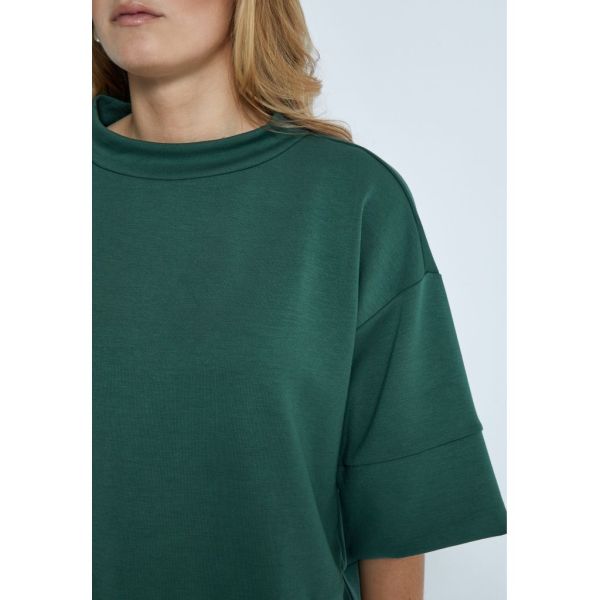 Peppercorn Dicette Half Sleeve Blouse Jungle Green  (PC7248-4112) - Schoenen Caramel (Sint-Job-in-’t-Goor)