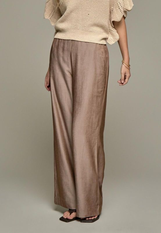 Peppercorn Bea Wide Pant Winter Twig Sand Melange  (PC7895-0178M) - Schoenen Caramel (Sint-Job-in-’t-Goor)