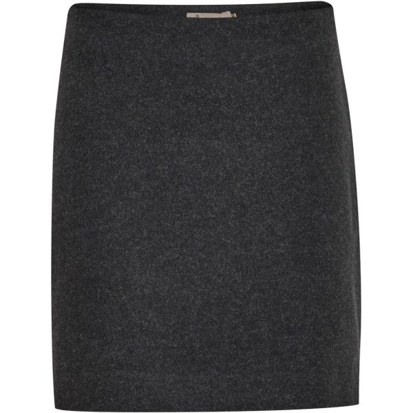 Peppercorn Ellen Short Skirt Dark Grey Melange  (PC8134-127M) - Schoenen Caramel (Sint-Job-in-’t-Goor)