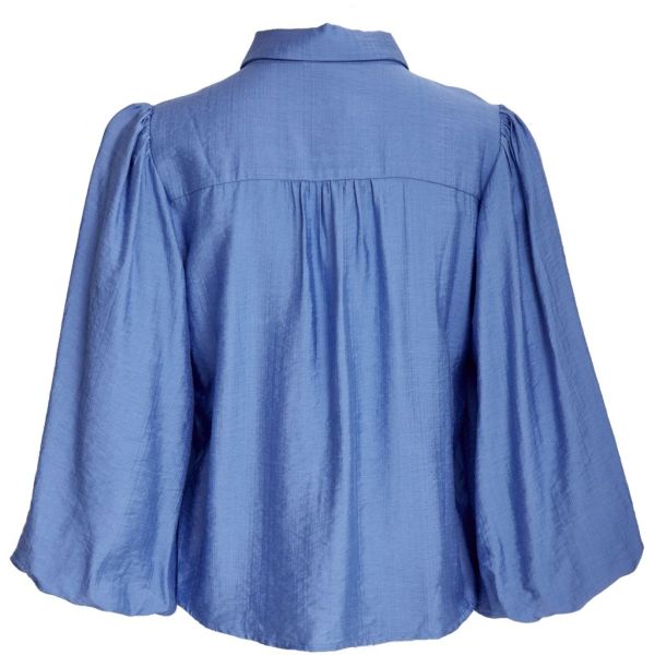 Peppercorn Gatty 3/4 Sleeve Shirt Marina Blue  (PC8282-2993) - Schoenen Caramel (Sint-Job-in-’t-Goor)