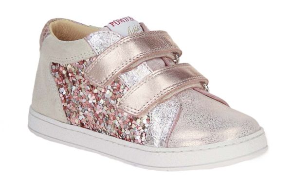 Pom D'api Mousse Easy Top Roze Velcroshchoen  (MOUSSE EASY TOP) - Schoenen Caramel (Sint-Job-in-’t-Goor)