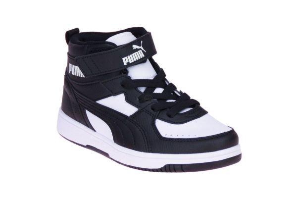 Puma Rebound Joy AC PS Zwart-Witte Sneaker  (374688-01) - Schoenen Caramel (Sint-Job-in-’t-Goor)