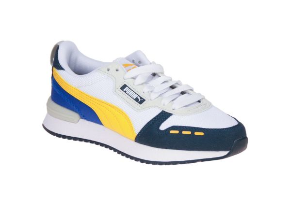 Puma R78 JR Wit-Blauwe Sneaker  (373616-35) - Schoenen Caramel (Sint-Job-in-’t-Goor)