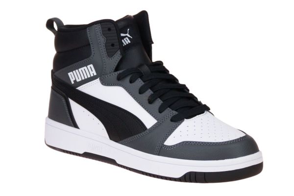 Puma Rebound V6 Wit-Grijze Sneaker  (392326-03) - Schoenen Caramel (Sint-Job-in-’t-Goor)