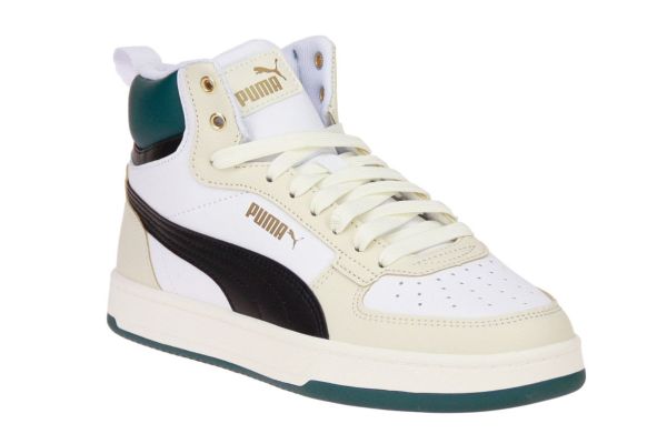 Puma Caven 2.0 Mid JR Wit-Multi Sneaker  (393842-02) - Schoenen Caramel (Sint-Job-in-’t-Goor)