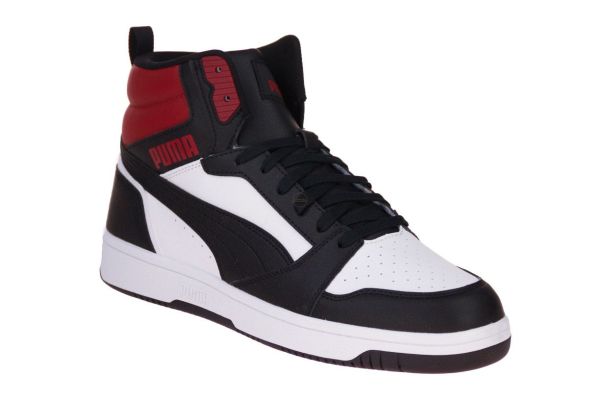 Puma Rebound V6 Black-Intense Red  (392326-24) - Schoenen Caramel (Sint-Job-in-’t-Goor)