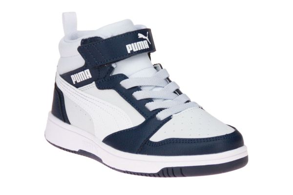 Puma Rebound V6 Mid AC+PS Club Navy-White  (393832-17) - Schoenen Caramel (Sint-Job-in-’t-Goor)