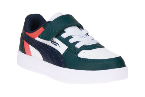 Puma Caven 2.0 Block AC+PS Dark Myrtle-Club Navy/White  (394462-09) - Schoenen Caramel (Sint-Job-in-’t-Goor)