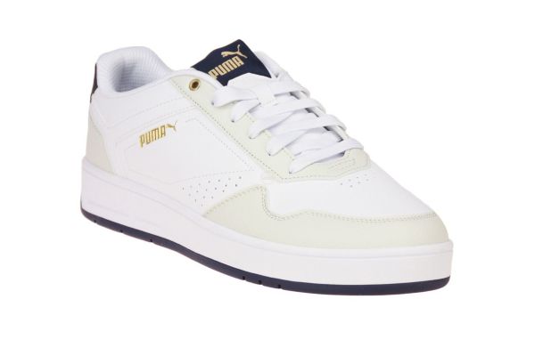 Puma Court Classic Witte Sneaker  (395018-05) - Schoenen Caramel (Sint-Job-in-’t-Goor)