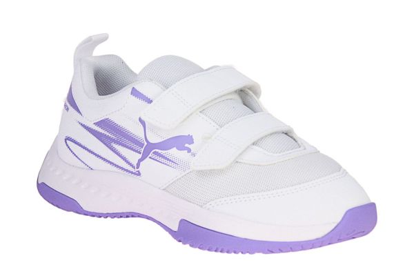 Puma Varion II V JR White-Lavender Alert Sneaker  (108106-04) - Schoenen Caramel (Sint-Job-in-’t-Goor)