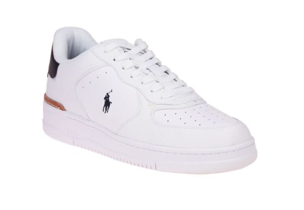 Ralph Lauren Polo Masters Court Witte Sneaker  (809891791004) - Schoenen Caramel (Sint-Job-in-’t-Goor)