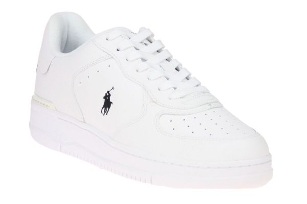 Ralph Lauren Polo Masters Sneaker Wit  (809891791009) - Schoenen Caramel (Sint-Job-in-’t-Goor)