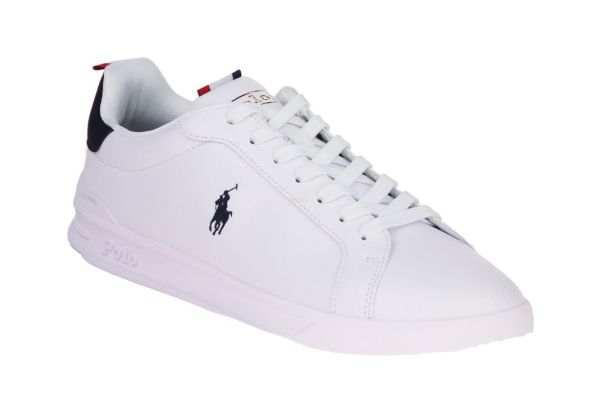 Ralph Lauren Polo HRT CT II Wit-Blauwe Schoen  (809860883003) - Schoenen Caramel (Sint-Job-in-’t-Goor)