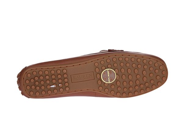 Ralph Lauren Barnsbury Cognac Moccasin  (802925635002) - Schoenen Caramel (Sint-Job-in-’t-Goor)