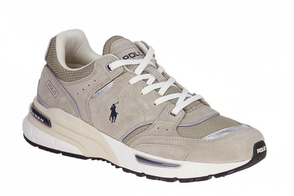 Ralph Lauren Polo Trackstr 250 Beige Sneaker  (809960925003) - Schoenen Caramel (Sint-Job-in-’t-Goor)