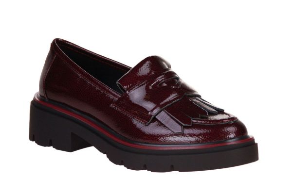 Regarde Le Ciel Ginevra Bordeaux Moccassin  (Ginevra-bordo) - Schoenen Caramel (Sint-Job-in-’t-Goor)