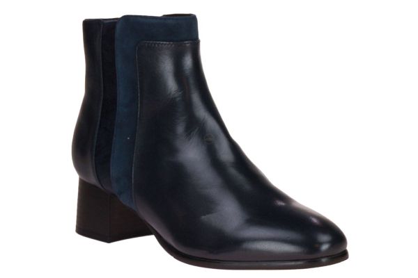 Regarde Le Ciel Piera Blauwe Korte Laars  (Piera-navy) - Schoenen Caramel (Sint-Job-in-’t-Goor)