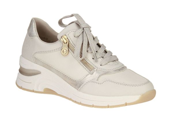 Rieker Beige Sneaker  (N9301-60) - Schoenen Caramel (Sint-Job-in-’t-Goor)