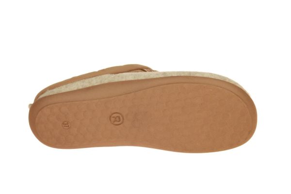 Rohde Beige Pantoffel Uitneembaar Voetbed  (2022-17) - Schoenen Caramel (Sint-Job-in-’t-Goor)