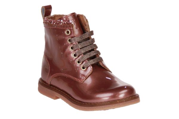 Romagnoli Roze Veterboot  (5139-F116) - Schoenen Caramel (Sint-Job-in-’t-Goor)