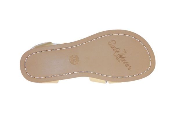 Salt Water Sandals Classic Gouden Sandaal  (CLASSIC-goud) - Schoenen Caramel (Sint-Job-in-’t-Goor)