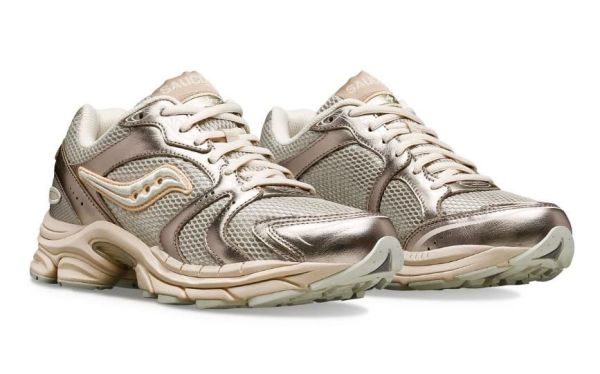 Saucony Progrid Triumph 4 Champagne  (S60771-1) - Schoenen Caramel (Sint-Job-in-’t-Goor)