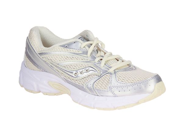 Saucony Ride Millennium Cream-Silver  (S60812-2) - Schoenen Caramel (Sint-Job-in-’t-Goor)