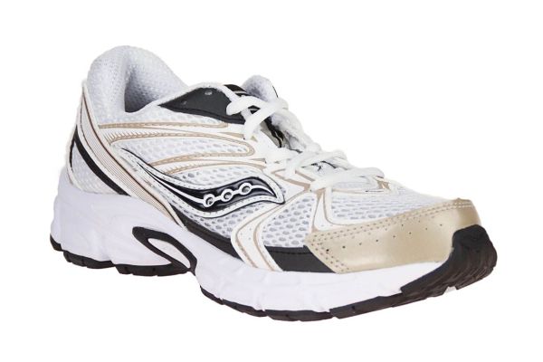 Saucony Ride Millennium Wit-Gouden Sneaker  (S70812-18) - Schoenen Caramel (Sint-Job-in-’t-Goor)