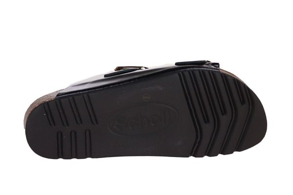 Scholl Noelle Lak Zwart Slipper  (F31524 NERO) - Schoenen Caramel (Sint-Job-in-’t-Goor)