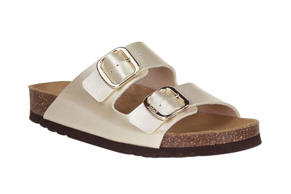 Scholl Josephine Slipper Goud  (F32166 ORO) - Schoenen Caramel (Sint-Job-in-’t-Goor)