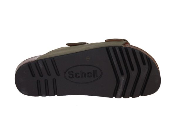 Scholl Josephine Khaki Slipper  (F32174 KHAKI) - Schoenen Caramel (Sint-Job-in-’t-Goor)