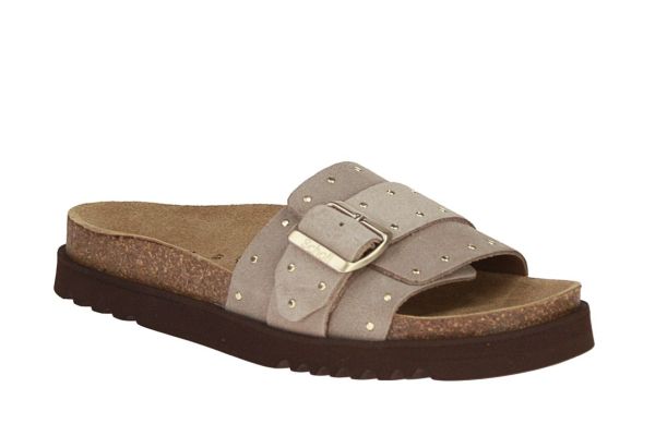 Scholl Joyce Slipper Dark Beige  (F32243 BEIGE SUCRO) - Schoenen Caramel (Sint-Job-in-’t-Goor)