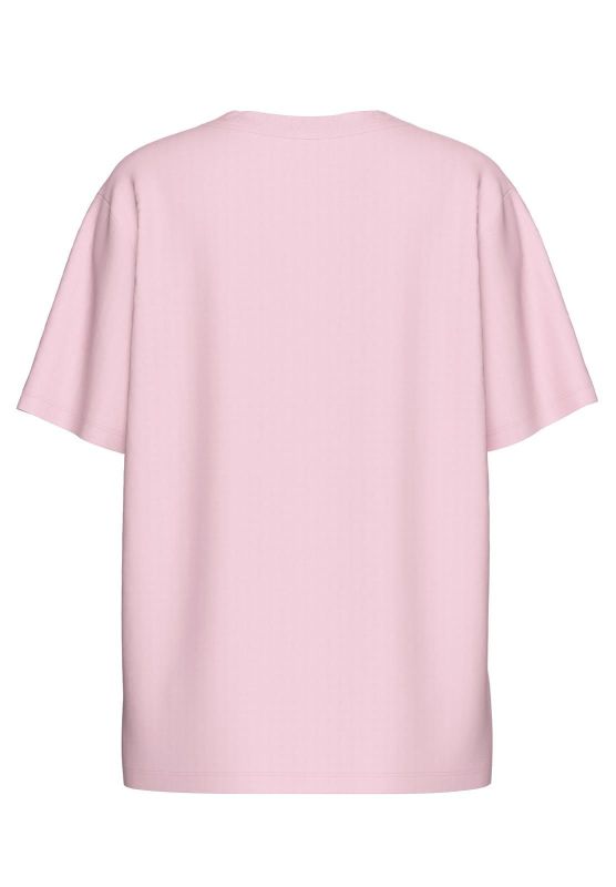 Selected Femme Essentials SS V-Neck Tee Bleached Mauve  (16087922-bleached mauve) - Schoenen Caramel (Sint-Job-in-’t-Goor)