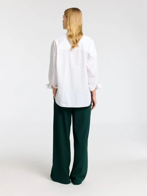 Selected Femme Tinni-Relaxed MW Wide Pant Scarab  (16089910 scarab) - Schoenen Caramel (Sint-Job-in-’t-Goor)