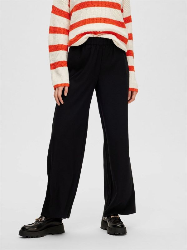 Selected Femme Tinni Relaxed MW Wide Pant 