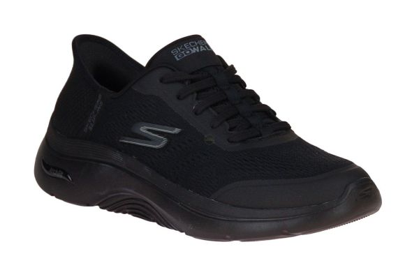 Skechers Go Walk Arch Fit 2.0 Valencia Black  (125319-BBK) - Schoenen Caramel (Sint-Job-in-’t-Goor)