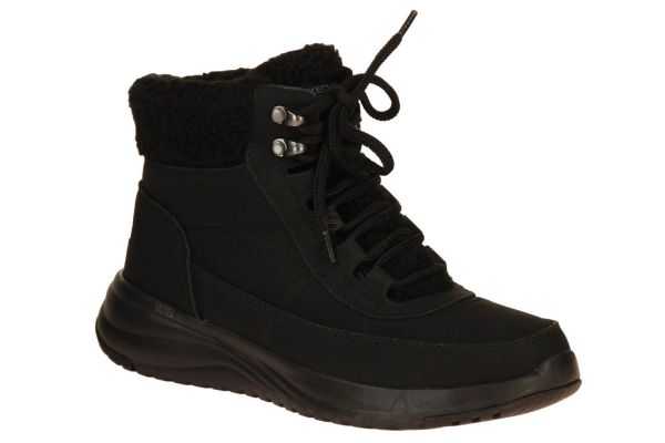 Skechers Go Walk Boots Black Waterproof  (1447456-BBK) - Schoenen Caramel (Sint-Job-in-’t-Goor)