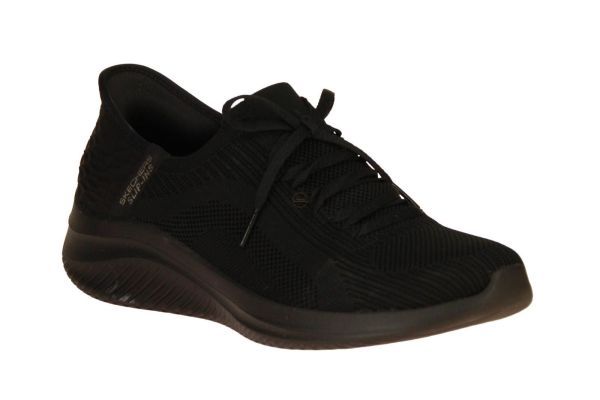 Skechers Slip-ins Ultra Flex 3.0 Brilliant Zwart  (149710-BBK) - Schoenen Caramel (Sint-Job-in-’t-Goor)