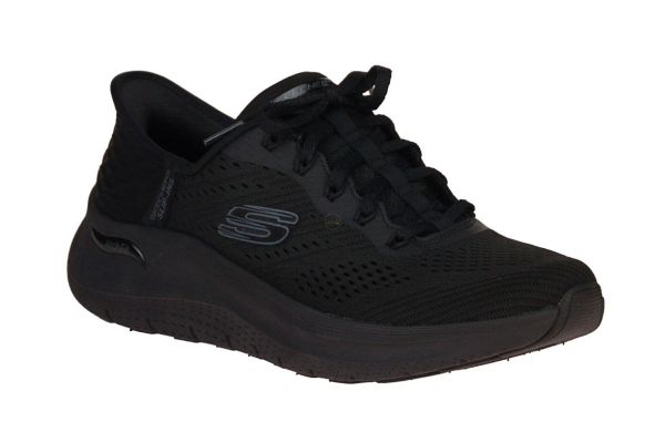 Skechers Slip-Ins Arch Fit 2.0 Easy Chic Black  (150066-BBK) - Schoenen Caramel (Sint-Job-in-’t-Goor)