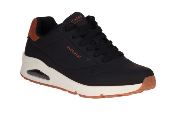 Skechers Uno Suited On Air Black  (183004-BLK) - Schoenen Caramel (Sint-Job-in-’t-Goor)