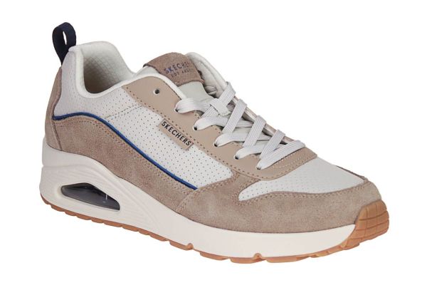 Skechers Uno Stacre 2.0 Sand  (183011-SAND) - Schoenen Caramel (Sint-Job-in-’t-Goor)