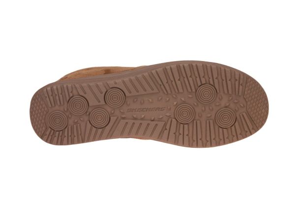 Skechers Melson Willmore Camel Pantoffel  (210355-TAN) - Schoenen Caramel (Sint-Job-in-’t-Goor)