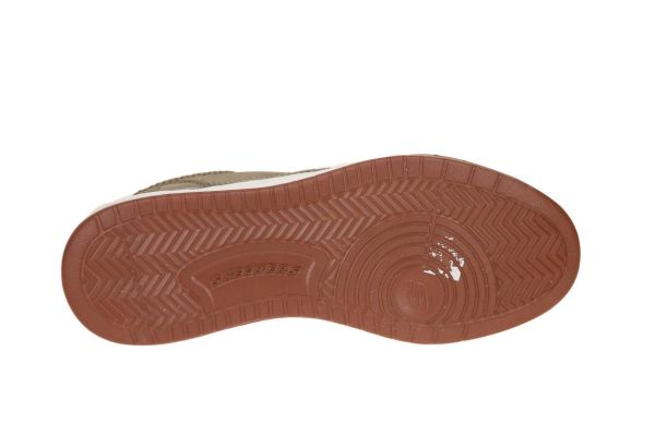 Skechers Corliss-Dorset Taupe Sneaker  (210793-TPE) - Schoenen Caramel (Sint-Job-in-’t-Goor)